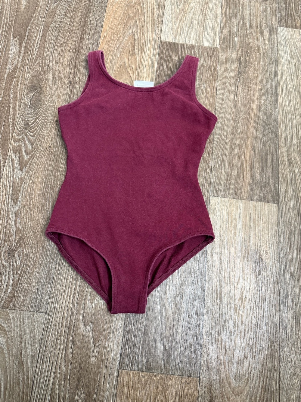 Capezio Girls' Burgundy Tank Dance Bodysuit
